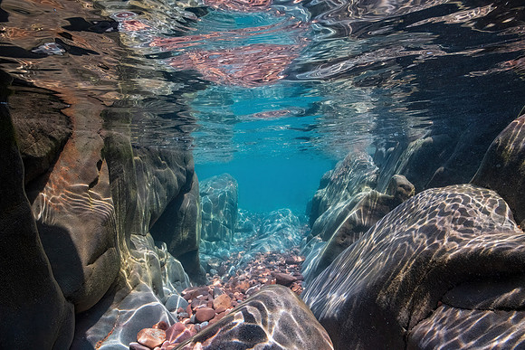 "Superior Blue" Lake Superior, Copper Harbor, Michigan.