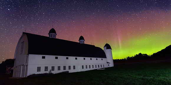 Northern Lights at the D.H Day Barn