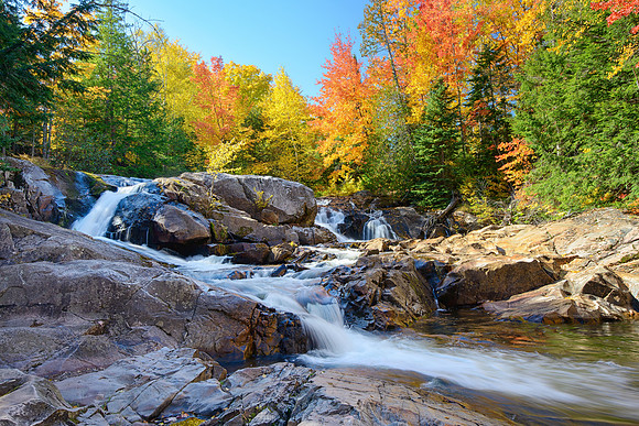 Beautiful Fall colors at Yellow Dog Falls