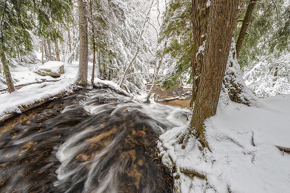 Above Morgan Falls. Marquette, Michigan