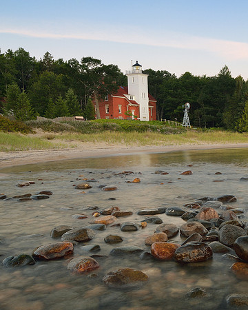 Forty Mile Point Lighthouse "Rocky Shores"