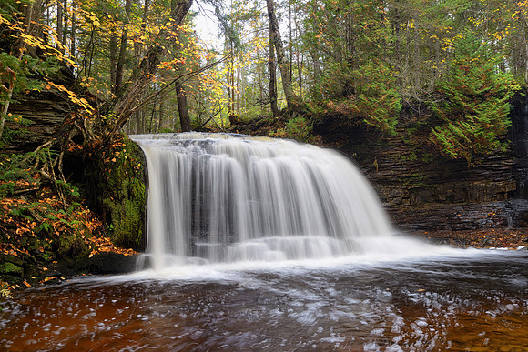 Autumn at Rock River Falls