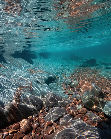 "Big Lake Blues"  Lake Superior, Copper Harbor, Michigan