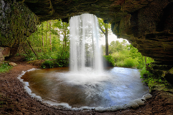 Behind Scott Falls