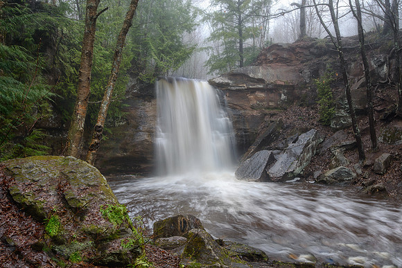 "Mist and fog at Hungarian Falls"