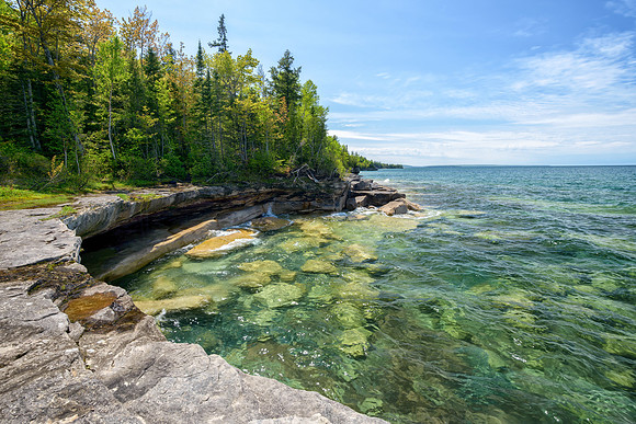 Pristine coves of Lake Superior