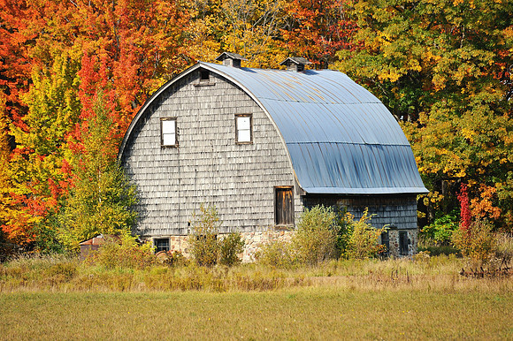 Autumn barn chassel Michigan