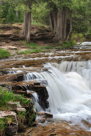 Ocqueoc Falls in spring