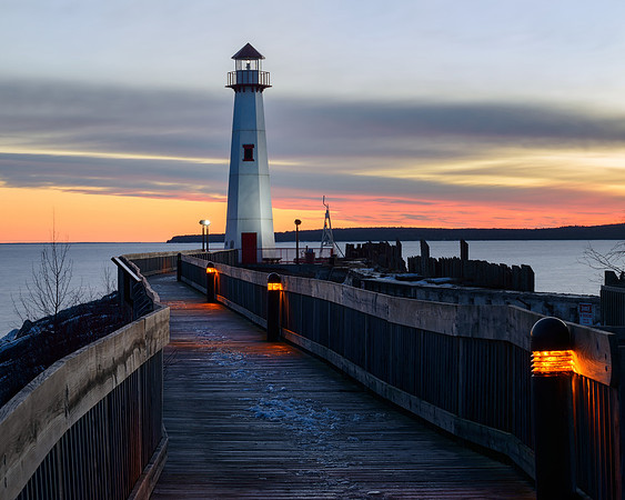 Wawatam Lighthouse-sunrise-Michigan-standard