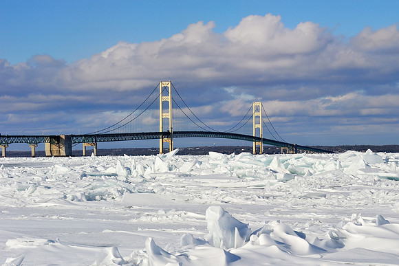 Icy Straits, Mackinac Bridge