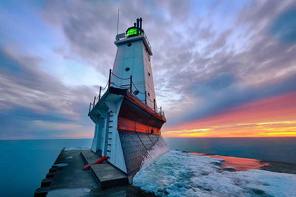 "A Break in the Clouds" Ludington, Michigan