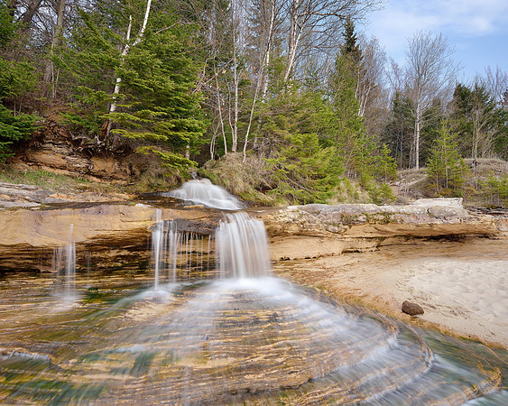 Sprintime at Elliot Falls, Pictured Rocks National Lakeshore