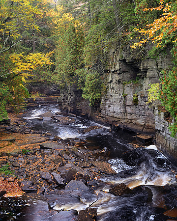 Sturgeon River Canyon, Canyon Falls Park near Alberta, Mi.