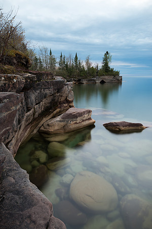 "Dead Calm"  Lake Superior near Munising, MI