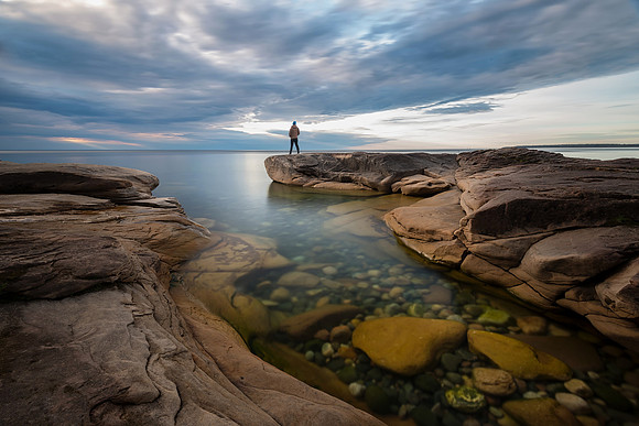 "Calm before the Storm"  Lake Superior, Munisng, MI