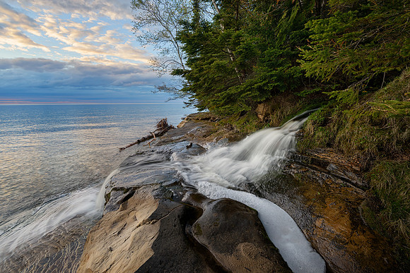 Nightfall at Elliot Falls
