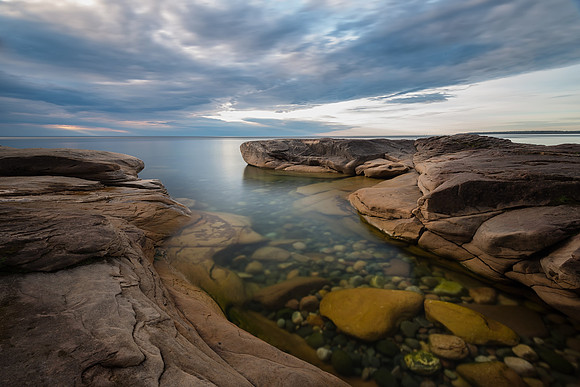 "Calm before the Storm"  Lake Superior, Munising, MI