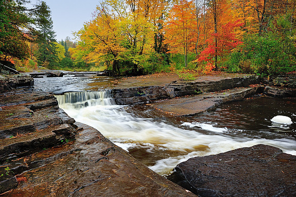 Upper Canyon Falls ~ Alberta , Michigan