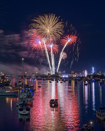Bay City Fireworks-  "Crayola Burst"