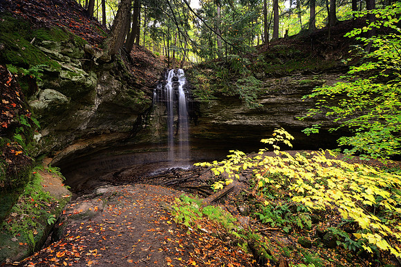 Gently flowing Tannery Falls