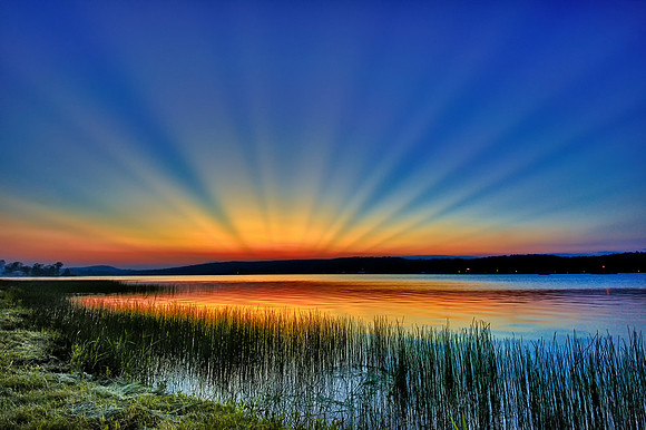 Sunday Lake Sunset-NRA