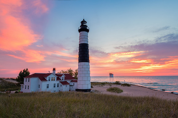 "Autumn Blush"  Big Sable Lighthouse