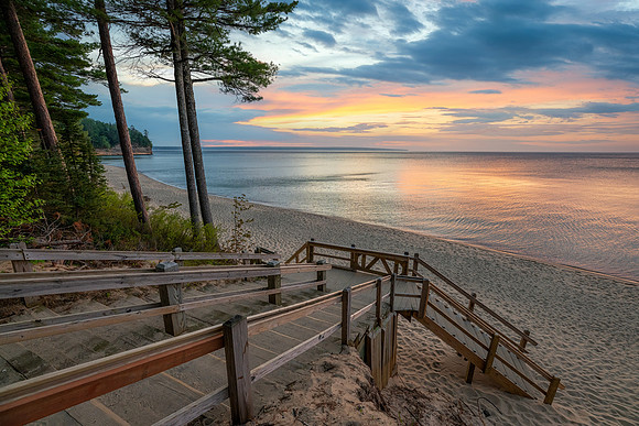 Sundown at Miners Beach
