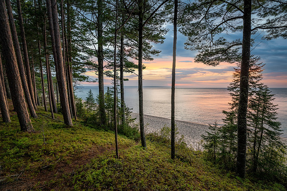 Peaceful Sunset at Miners Beach.