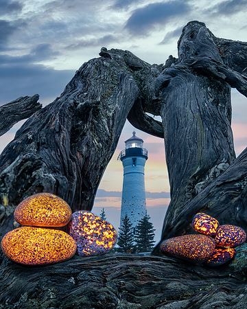 Yooperlites at Crisp Point Lighthouse