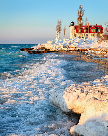 "January Thaw" Point Betsie Lighthouse