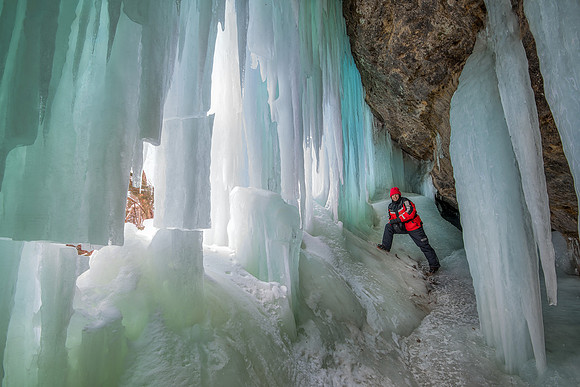 Sand Point Ice Caves Munising, Mi.