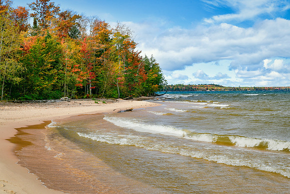 Lake Superior Autumn-Christmas Michigan
