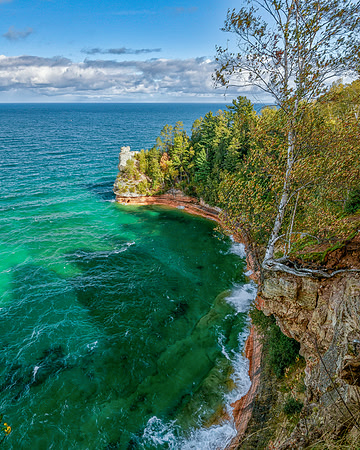 Miners Castle Autumn Breeze