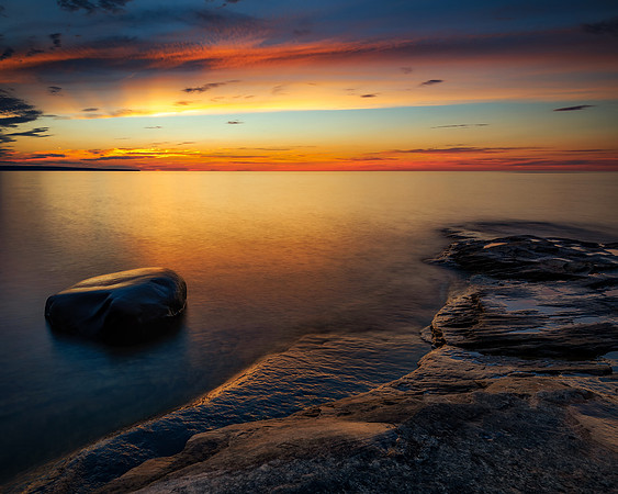 Miners Beach-Sundown-Pictured Rocks