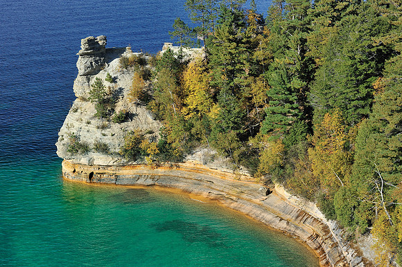 "Miners Castle" Pictured Rocks National Lakeshore, Upper Michigan