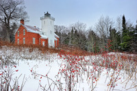 "Winter Berries" 40 Mile Point Lighthouse, Rogers City Michigan