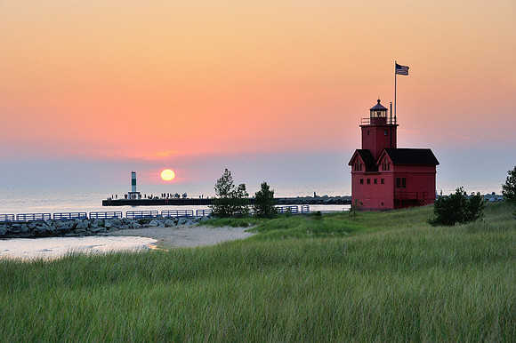 "Big Red"  Holland Harbor Lighthouse