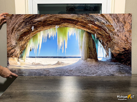 20x40-Grand Island Cave-Metal Print