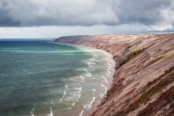 Grand Sable Dunes Lake effect snow squalls