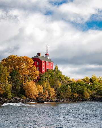 Autumn at Marquette Harbor Lighthouse