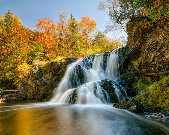 Interstate Falls, Autumn in Upper Michigan