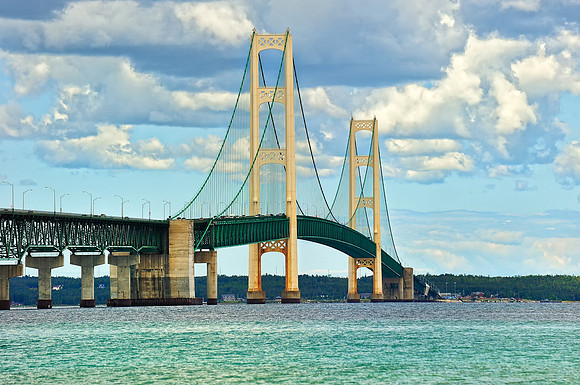 "A Splendid Day"   Mackinac Bridge