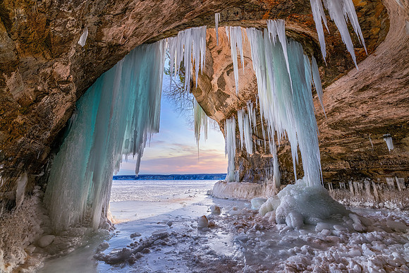 Grand Island Ice Cavern, Munising, MI