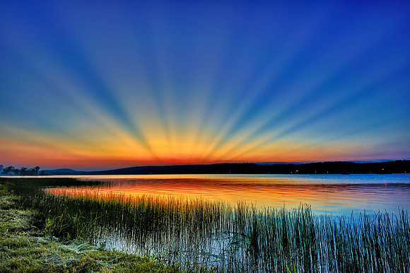 Sunday Lake Sunset - Wakefield