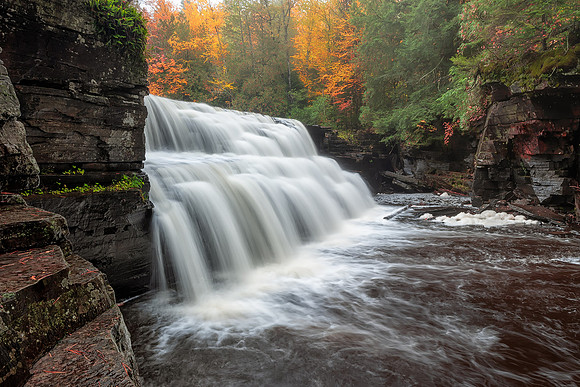 Canyon Falls-Autumn on the Sturgeon River