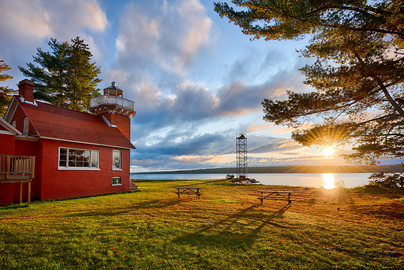 Sand Point Lighthouse Sunrise-Baraga Michigan