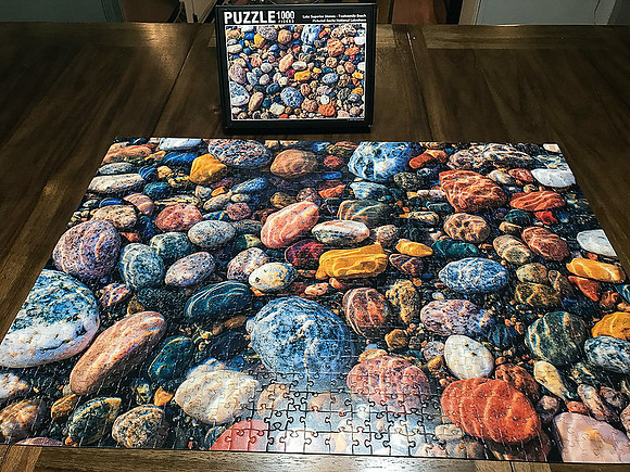 Completed Stones Puzzle