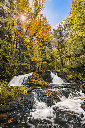 Duppy Falls-Autumn in Michigan's Upper Peninsula