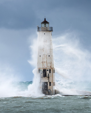 "Wicked Winds" Frankfort MIchigan Lighthouse