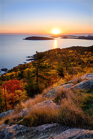 Sugarloaf Mountain Sunrise-Marquette Michigan